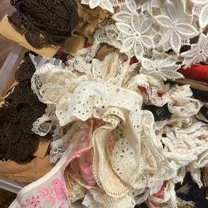 Grab Bag vintage Trims & Sewing Supplies